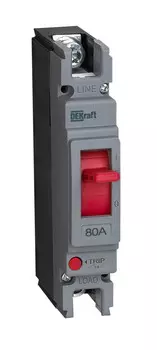 Автоматический выключатель в литом корпусе DEKraft 28016DEK 1P 80A 20кА ВА-301