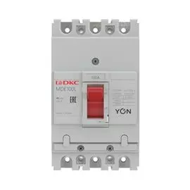 Автоматический выключатель в литом корпусе DKC MDE100N032 термомагнитный расцепитель, 15kA, 400 В~, 3P, 32А, "YON"
