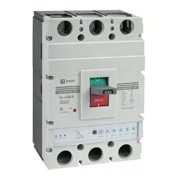 Автоматический выключатель в литом корпусе EKF mccb99-630-630me ВА-99М 630/630А 3P 65кА с электронным расцепителем