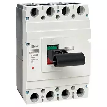 Автоматический выключатель в литом корпусе EKF mccb99-4P5In400-315m ВА-99М 400/315А 4P 5In 42кА
