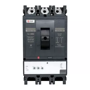 Автоматический выключатель в литом корпусе EKF mccb99C-400-225 ВА-99C 400/225А 3P 45кА