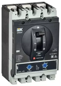 Автоматический выключатель в литом корпусе IEK AR-MCCB-3G-050-0250A-ATUC ARMAT 3P G 50кА 250А ТМ регулируемый