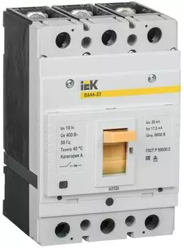 Автоматический выключатель в литом корпусе IEK SVA4410-3-0315-35 ВА44-37 3Р 315А 35кА