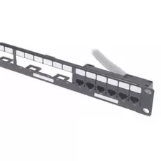 Аксессуар APC AR8451 Data Distribution 1U Panel, Holds 4 each Data Distribution Cables for a Total of 24 Ports