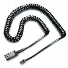 Аксессуар Plantronics PL-U10P/Spare витой шнур, QD, для подключения гарнитур Н-серии к телефону (U10P) (32145-01)