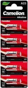 Батарейка Camelion A23-BP5(0%Hg) Mercury Free LR23A/A23, 12 В, 55 мА.ч, 5 шт в упаковке (12828)