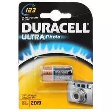 Батарейка Duracell CR123 LITHIUM 1шт