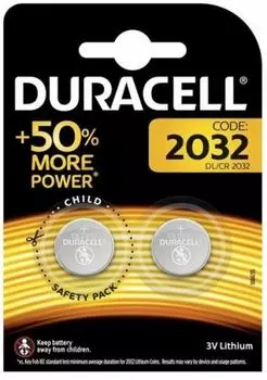 Батарейка Duracell CR2032 2шт