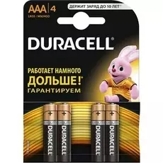 Батарейка Duracell LR03 Basic 4шт, size AAA