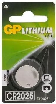 Батарейка GP CR2025 Lithium 1шт