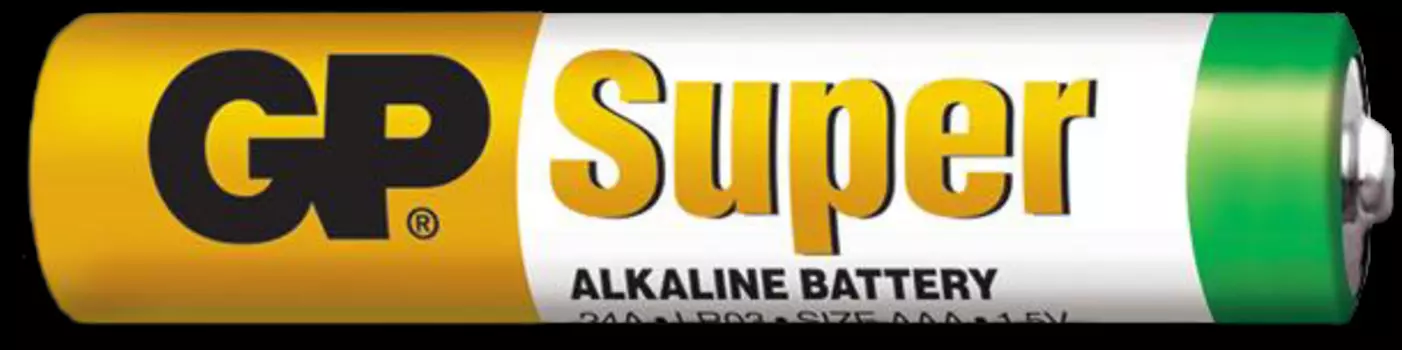 Батарейка GP Super alkaline 24ARU (1,5V) 10шт size AAA (LR03) в пленке