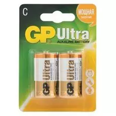 Батарейка GP Ultra Alkaline 14AU LR14 1,5V, 2шт, 8Ah, size С