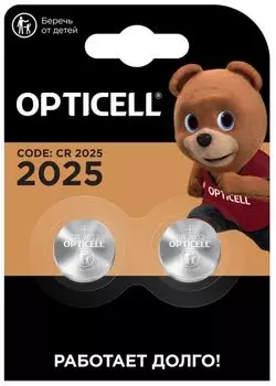 Батарейка OPTICELL 5060004 литиевый CR2025 (блист. 2шт) Specialty Opticell