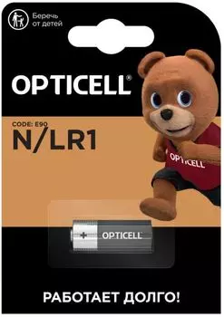 Батарейка OPTICELL 5070003 алкалиновый N/LR1 1.5В (блист.1шт) Specialty Opticell