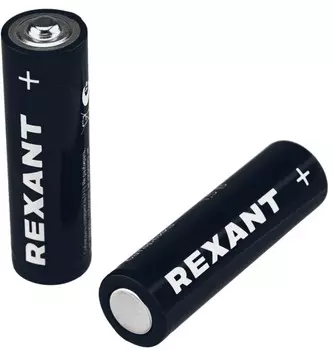 Батарейка Rexant 39-1050 алкалиновая AA/LR6 пальчиковая 1,5В блистер 2 шт.