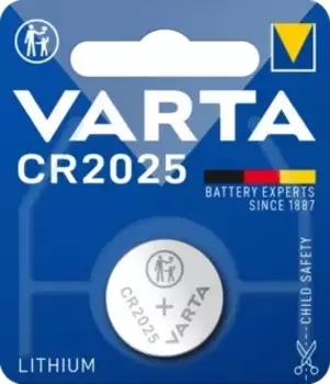 Батарейка Varta ELECTRONICS CR2025 06025101401 BL1 Lithium 3V