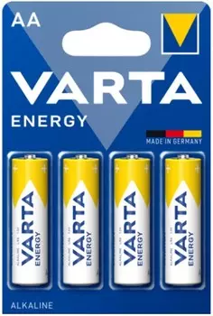 Батарейка Varta ENERGY LR6 AA 04106213414 BL4 Alkaline 1.5V
