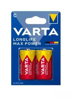 Батарейка Varta LONGLIFE MAX POWER (MAX TECH) LR14 C BL2 Alkaline 1.5V (4714) (2/20/200)