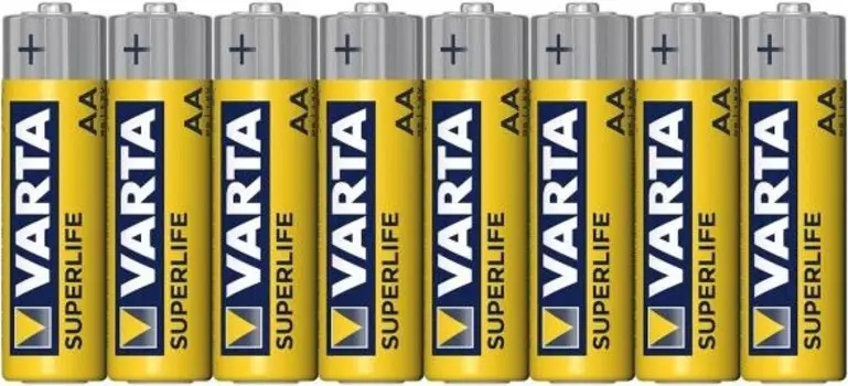 Батарейка Varta SUPERLIFE R6 AA 02006101308 Shrink 8 Heavy Duty 1.5V (блистер 8шт)