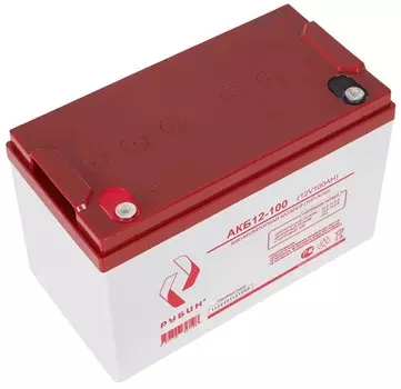 Батарея аккумуляторная Рубин РЭ-АКБ12100 12V 100Ah AGM (30.5kg)