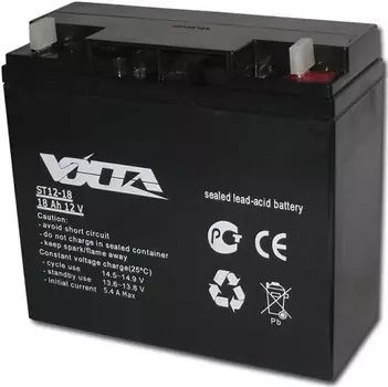 Батарея аккумуляторная Volta ST 12-18 12В, 18Ач, М5