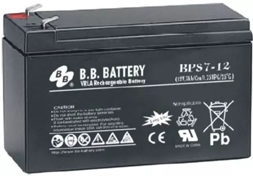 Батарея BB BPS7-12 12В 7 мАч