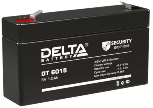 Батарея Delta DT 6015 6В, 1.5Ач