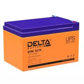 Батарея Delta DTM 1215 12В, 14.5Ач, 151/98/101