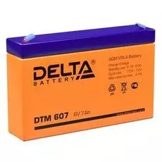 Батарея Delta DTM 607 6В, 7Ач, 151/34/100