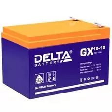 Батарея Delta GX 12-12 12В, 12Ач, 151х98х101мм