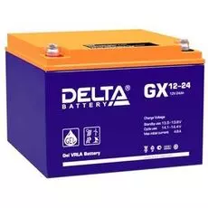 Батарея Delta GX 12-24 12В, 24Ач, 166х175х125мм