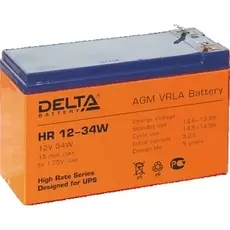 Батарея Delta HR 12-34 W 12В, 9Ач, 151/65/100