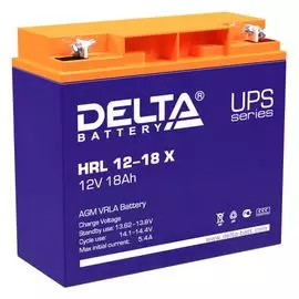 Батарея Delta HRL 12-18 X 12V/18Ah, 167х181х77мм