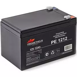 Батарея для ИБП PROMETHEUS ENERGY РЕ1212 PE 1212 12V, 12Ah, зажим 6,35 мм