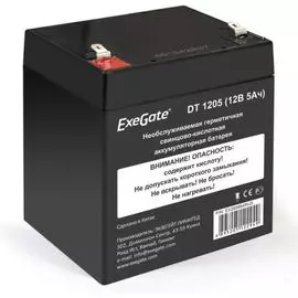 Батарея Exegate DT 1205 EX285964RUS (12V 5Ah, клеммы F1)