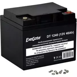 Батарея Exegate DT 1240 EX282976RUS (12V 40Ah, под болт М6)