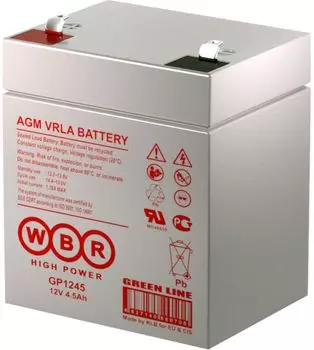 Батарея WBR GP1245 12В, 4.5Ач