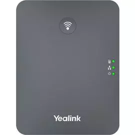 Базовая станция Yealink W70B до 10 SIP-аккаунтов, до 10 трубок на базу, до 20 одновременных вызовов