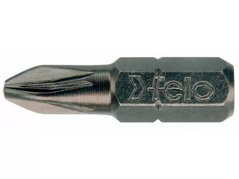 Бита Felo 02103036 крестовая PZ 3X25, серия Industrial, 2 шт в блистере