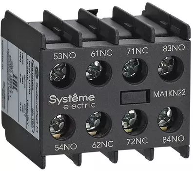 Блок дополнительных контактов Systeme Electric MA1KN22 MA1KN 2НО+2НЗ