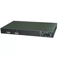 Блок Eurolan 60A-65-80-05BL автоматического ввода резерва АВР горизонтальный 1U 230 В 32 А 7,4 кВт вилки (2) IEC 309 32 A 2P+E, (10) C13, шнуры 3,0 м