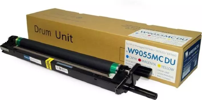 Блок фотобарабана NVP NV-W9055MCCMYDU CMY для HP LJ Managed E87640/ E87650/ E87660 (80000k)