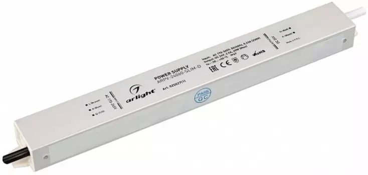 Блок питания Arlight ARPV-24060-SLIM-D 025027(1) 24V, 2.5A, 60W, IP67, металл
