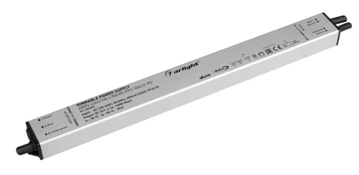 Блок питания Arlight ARPV-LG24100-LINEAR-PFC-DALI2-PD 033540 (24V, 4.2A, 100W) IP67 металл