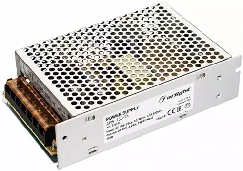 Блок питания Arlight ARS-150-24 026124 24V, 6.25A, 150W, IP20, сетка