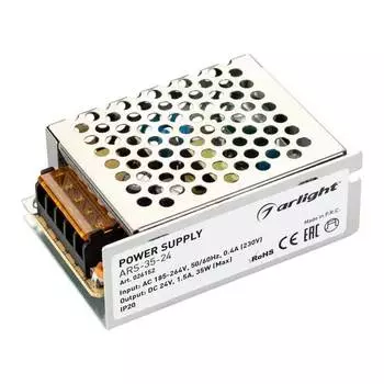 Блок питания Arlight ARS-35-24 026152 24V, 1.5A, 35W, IP20, сетка
