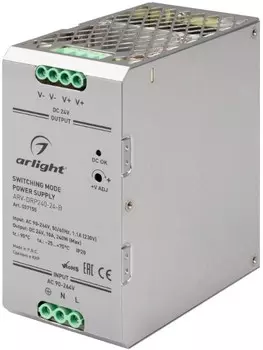 Блок питания Arlight ARV-DRP240-24-B 037155 24V, 10A, 240W, PFC, IP20 Металл