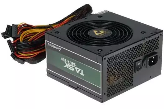 Блок питания ATX Chieftec TPS-600S (УЦЕНЕННЫЙ) 600W (ATX 2.3, 80 PLUS BRONZE, Active PFC, 120mm fan)