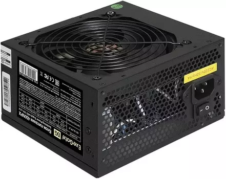 Блок питания ATX Exegate 450NPX EX224733RUS 450W, black, 12cm fan, 24+4p, 6/8p PCI-E, 3*SATA, 2*IDE, FDD