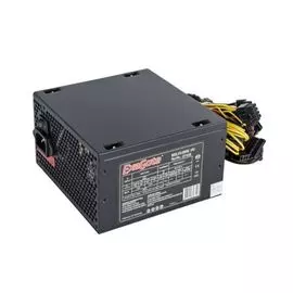 Блок питания ATX Exegate 500NPXE 500W (+PFC), PC, black, 12cm fan, 24p+4p, 6/8p PCI-E, 5*SATA,3*IDE,